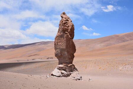 Landscape in Atacama desert Chileの写真素材