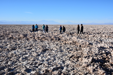 Landscape in Atacama desert Chileのeditorial素材