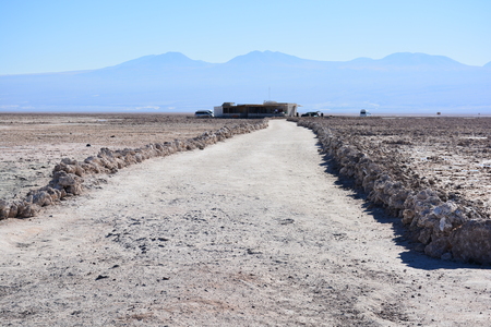 Landscape in Atacama desert Chileのeditorial素材