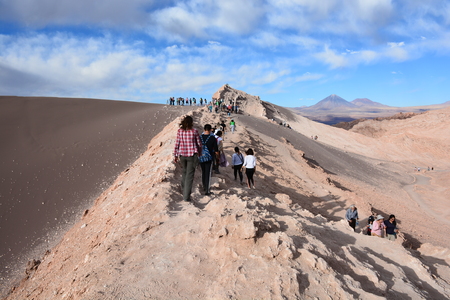 Landscape in Atacama desert Chileのeditorial素材