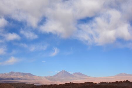 Landscape in Atacama desert Chileの写真素材