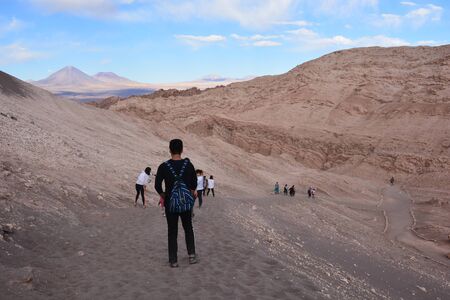 Landscape in Atacama desert Chileのeditorial素材