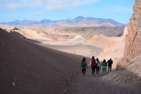Landscape in Atacama desert Chileのeditorial素材