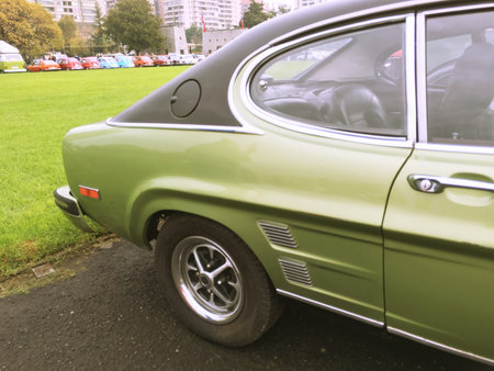 Classic car in Santiago Chileのeditorial素材