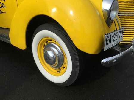 Classic car in Santiago Chileのeditorial素材