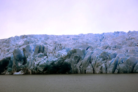 Landscape of glaciers in Patagonia Chile