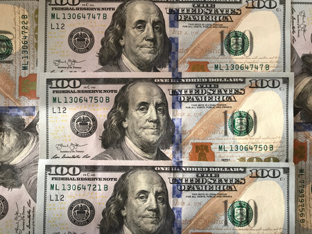 USD100 new printed bank notes