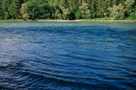 green switzerland landscape by the riverの写真素材