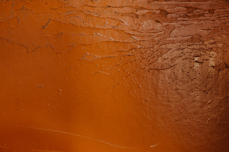 rusty aged metal vintage orange backgroundの写真素材
