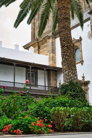 Courtyard of a church of Gran Canariaの写真素材
