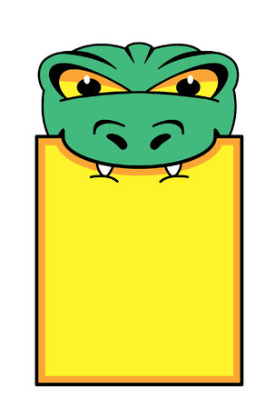 dinosaur bannerのイラスト素材