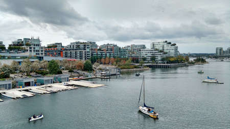 Cityscape from the water.の写真素材