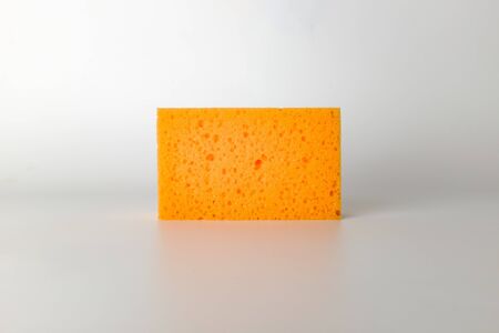Sponge on white backgroundの写真素材
