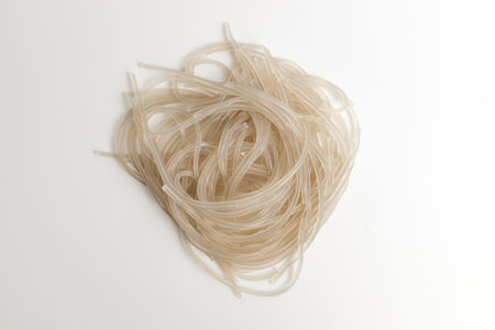 Noodles made with sweet potato starch.の写真素材