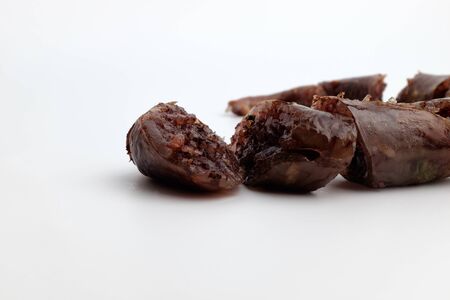 Food made with pork intestines. Favorite food in Koreaの写真素材