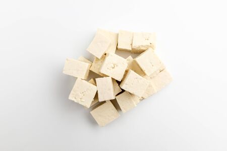 tofu. Food made from beans. Food in asia. Protein foodの写真素材