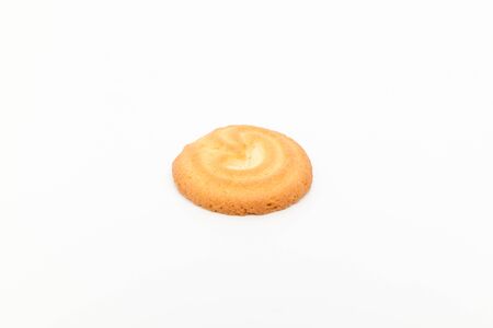 Dessert with rich flavor and rich flavor. Sweet pastry. Round shape biscuitの写真素材
