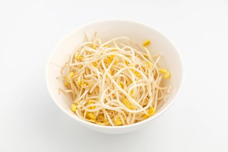 a bowl of Beans sproutsの写真素材