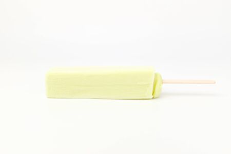 Fruit flavored dessert, ice cream stickの写真素材
