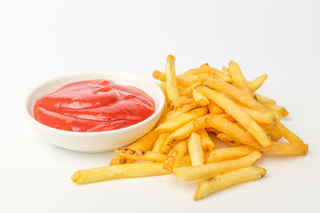 Sliced â€‹â€‹potato snacks. Fried potato snacks. Crispy cookies