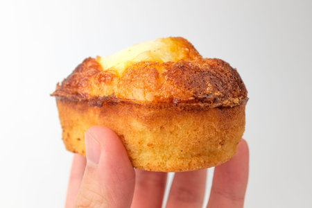 Bread with eggs. Bread with a soft texture. Food with cheese and eggs