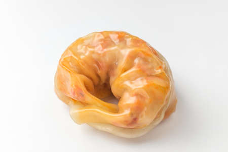 Dumplings with kimchi. Food with a soft texture. A dish wrapped in flourの写真素材