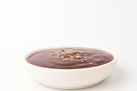Sweet and sour sauce. Sauce made with Worcester sauce. Savory sauce