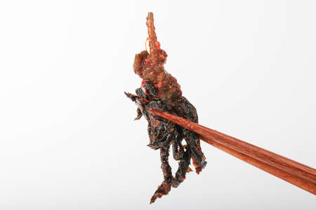 Kimchi made with chrysanthemum roots and leaves.の写真素材