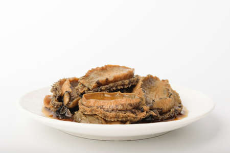 Abalone seasoned in soy sauce.の写真素材
