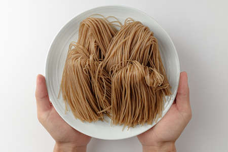 Buckwheat noodles.の写真素材