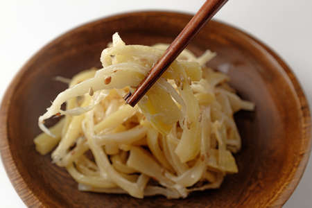 Dish made from bellflower.の写真素材