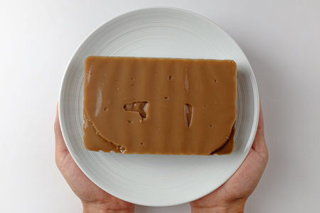 food made from acorns. soft and chewy food. Korean food cultureの写真素材