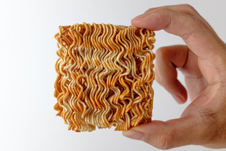 Snacks made with Ramen.の写真素材