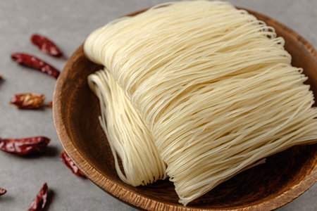 noodles made from rice. dried noodles. Asian food culture