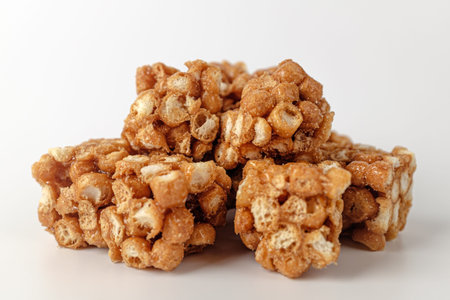 Food hardened with starch syrup. Sweet and Hard Snacks. Korean food culture