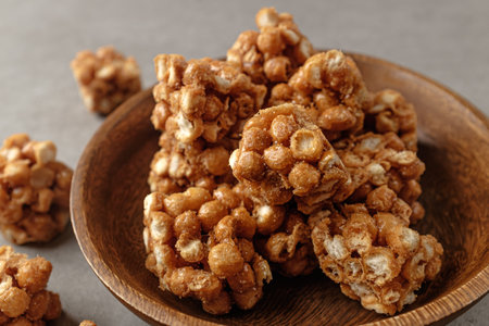 Food hardened with starch syrup. Sweet and Hard Snacks. Korean food culture