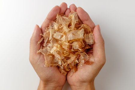 Ingredients made from skipjack tuna. dried fish. thinly sliced â€‹â€‹â€‹â€‹fish