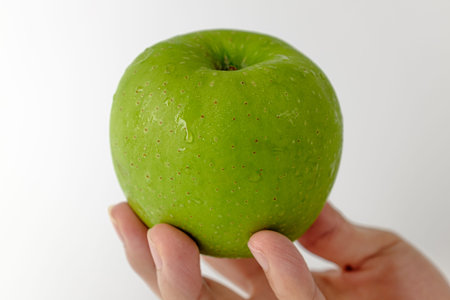 green fruit. sweet and sour fruit. Crunchy and Juicy Fruit