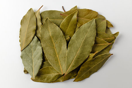 fragrant leaves. plants used as spices. dried leavesの写真素材