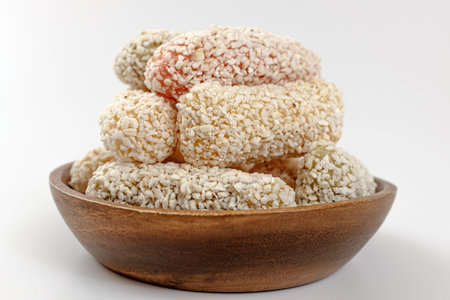 Korean traditional food. sweet and soft food. empty dessert. court food