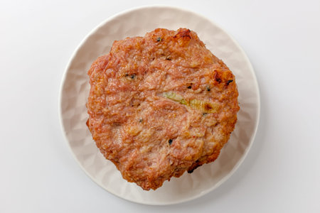 Minced meat and grilled food. thick meat dishes. Korean food culture