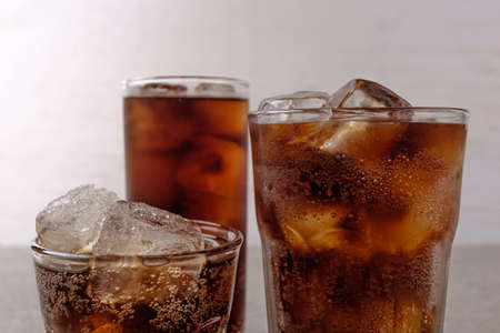 Cool, sweet and carbonated beverage colaの写真素材