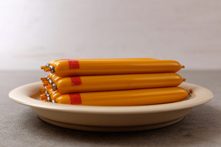 Soft and savory stick sausage made from fish meat