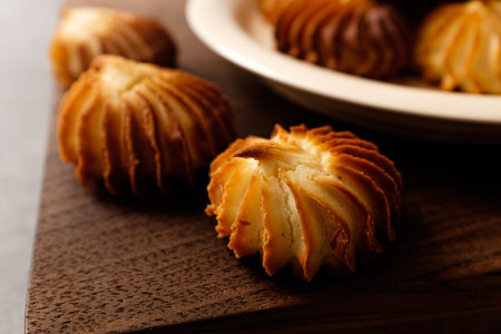 Sweet and Soft Chestnut Cookies Made with Fillings