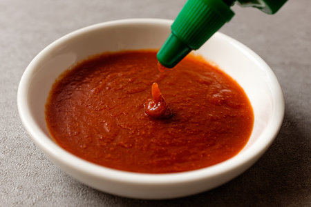 Sriracha with sweet and sour sauce