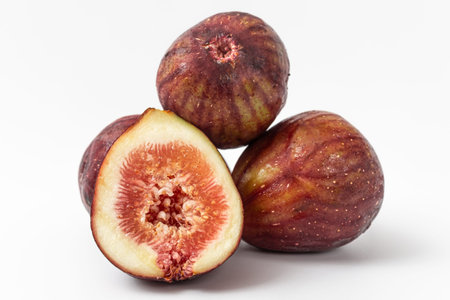 figs on a white background