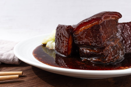 Dongporou, a soft and savory dish made from pork