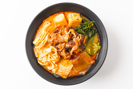 Malatang on a White Backgroundの写真素材