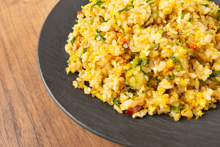 Yangzhou Fried Rice in Casual Dining Sceneの写真素材