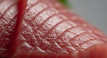 Close up of tuna sashimi, Japanese food.の素材